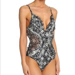 Zimmerman one piece ruffled swimsuit